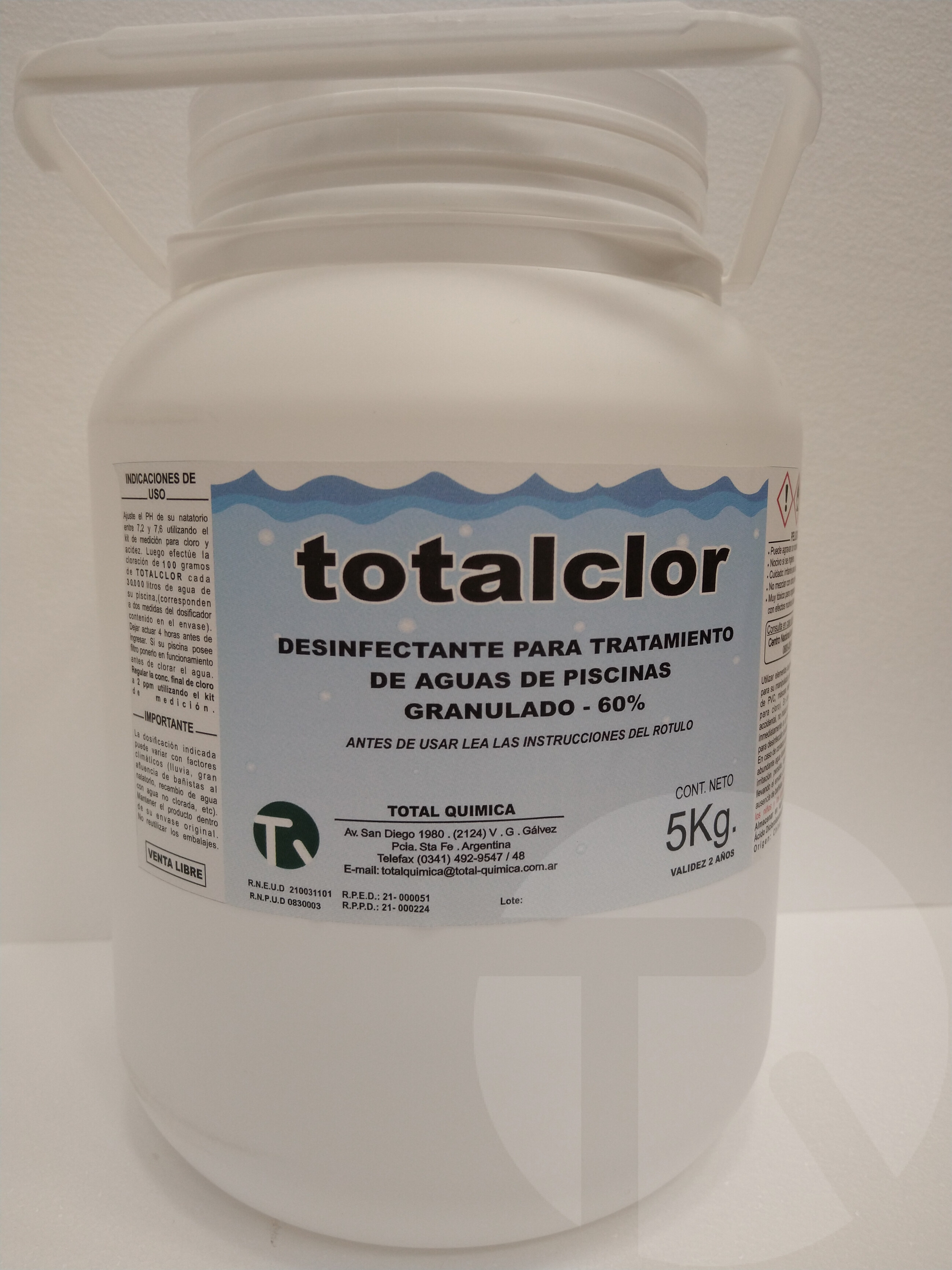 CLORO GRANULADO X 5 KGS Total Química